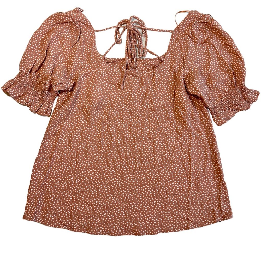 Adorable Ruffle-Sleeve Shirt - Picture 2 of 2